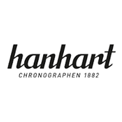 Produktfotograf für Hanhart – professionelle Uhrenfotografie Logo von Hanhart als Referenz für professionelle Uhrenfotografie